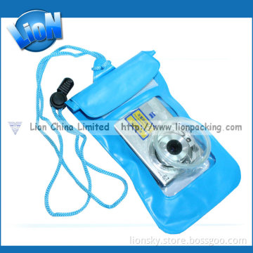 Blue Underwater Camera Waterproof Bag
